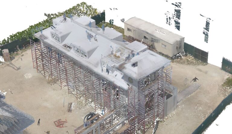 Dachflächenvermessung für PV-Anlage – Bahamas - AW - Holztechnik | Laserscanning