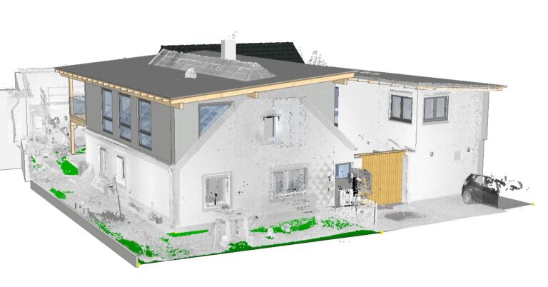 Aufstockung – Matzleinsdorf - AW - Holztechnik | Laserscanning