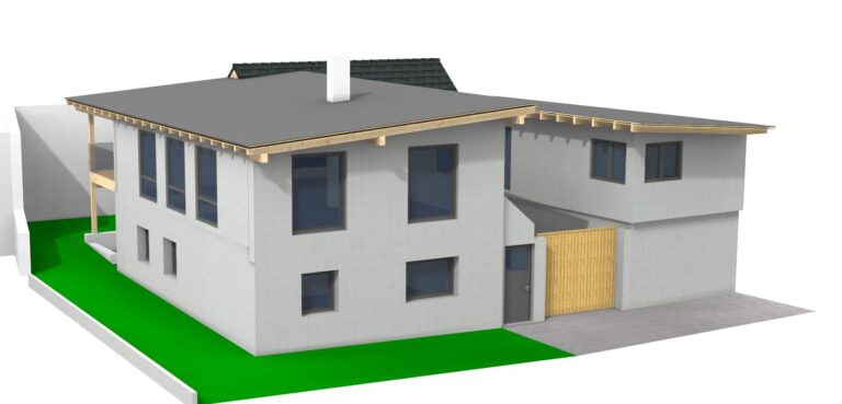 Aufstockung – Matzleinsdorf - AW - Holztechnik | Laserscanning