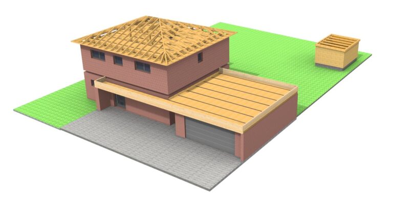 AW - Holztechnik | Laserscanning - Werkplanung Einfamilienhaus
