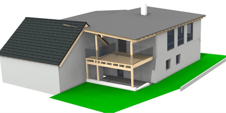 Aufstockung – Matzleinsdorf - AW - Holztechnik | Laserscanning