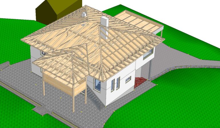 Umbau Einfamilienhaus – Schliefau - AW - Holztechnik | Laserscanning