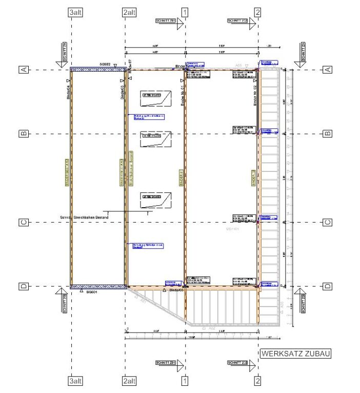 BILLA – Kronstorf - AW - Holztechnik | Laserscanning