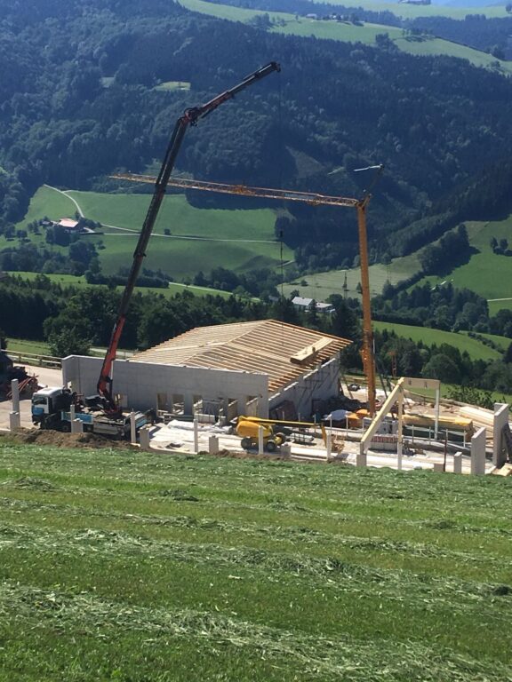 Milchviehstall – Randegg - AW - Holztechnik | Laserscanning