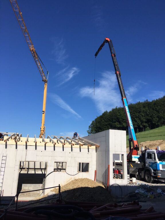 Milchviehstall – Randegg - AW - Holztechnik | Laserscanning
