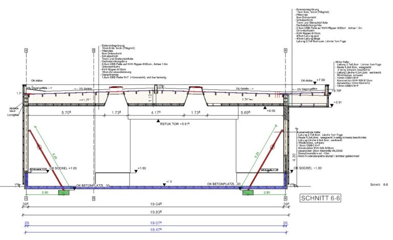 Bürogebäude & Halle – Pucking - AW - Holztechnik | Laserscanning