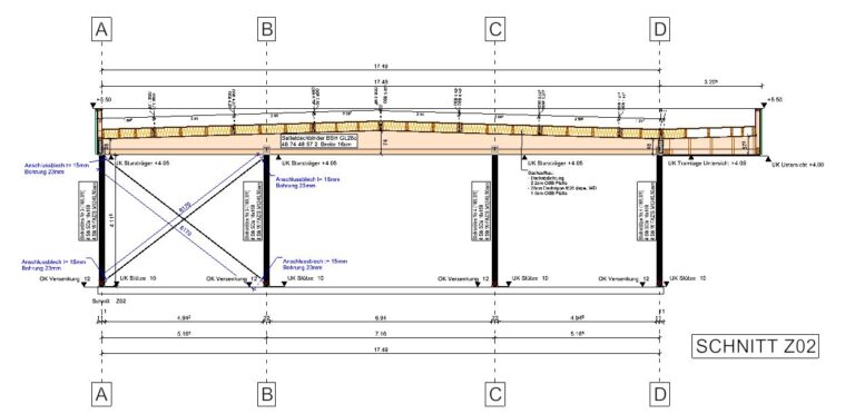 BILLA – Kronstorf - AW - Holztechnik | Laserscanning