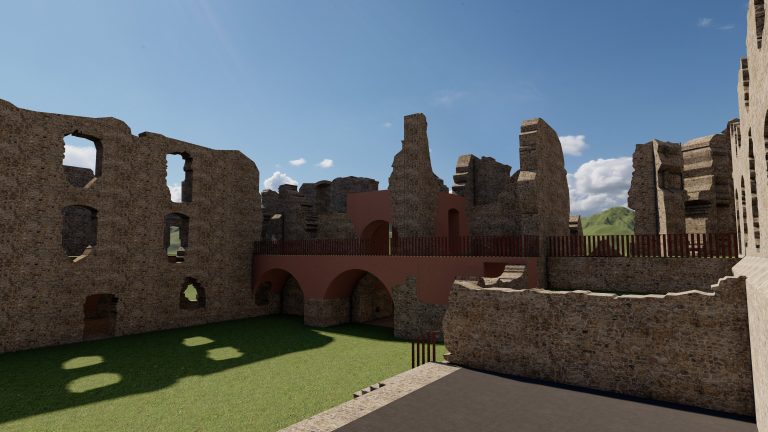 Ruine Perwarth - AW - Holztechnik | Laserscanning