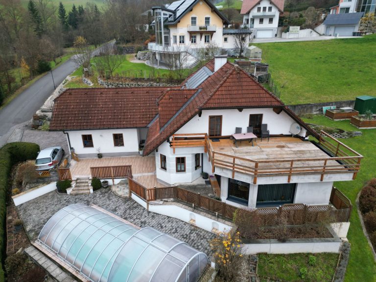 Aufstockung Einfamilienhaus – Randegg - AW - Holztechnik | Laserscanning