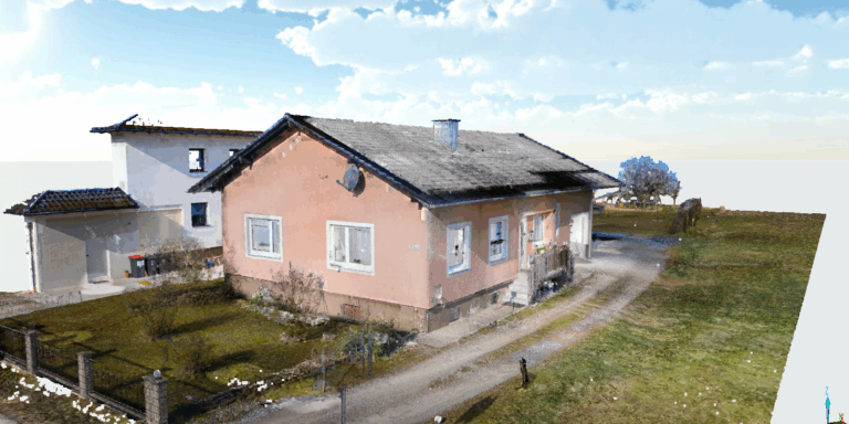 Aufstockung – Winklarn - AW - Holztechnik | Laserscanning